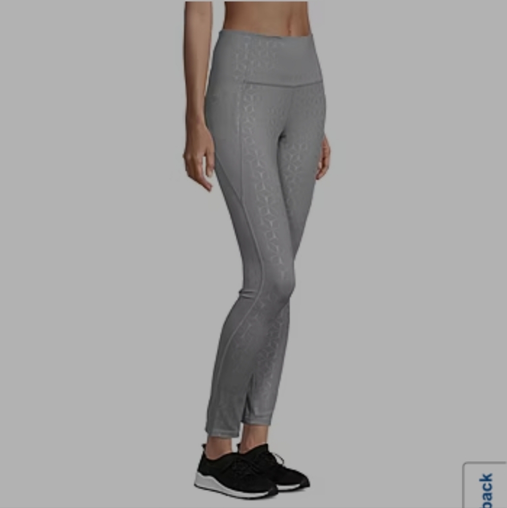 Xersion. Gray High-Waisted Leggings. Large